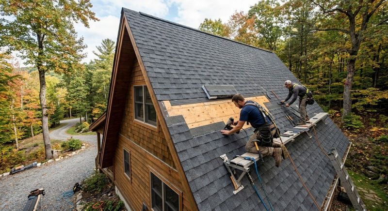 A Frame Roof Repair in Livingston County, MI