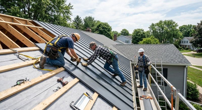 Aluminum Roof Installation in Commerce Township, MI