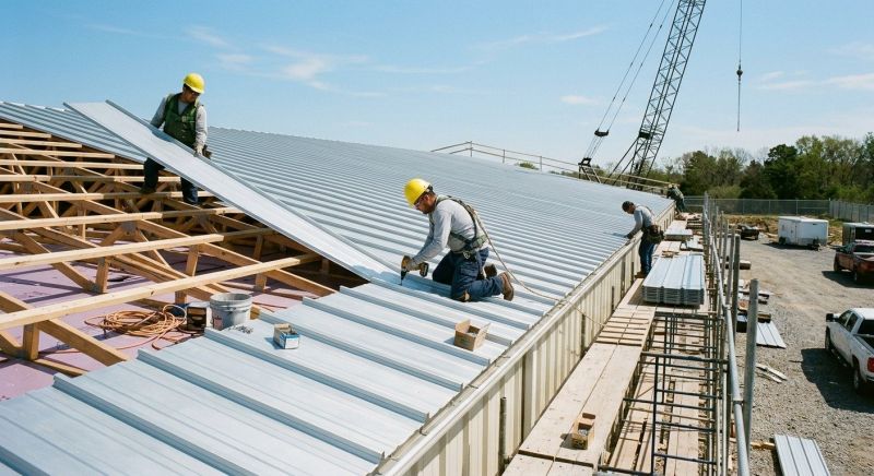 Aluminum Roof Installation in Howell, MI