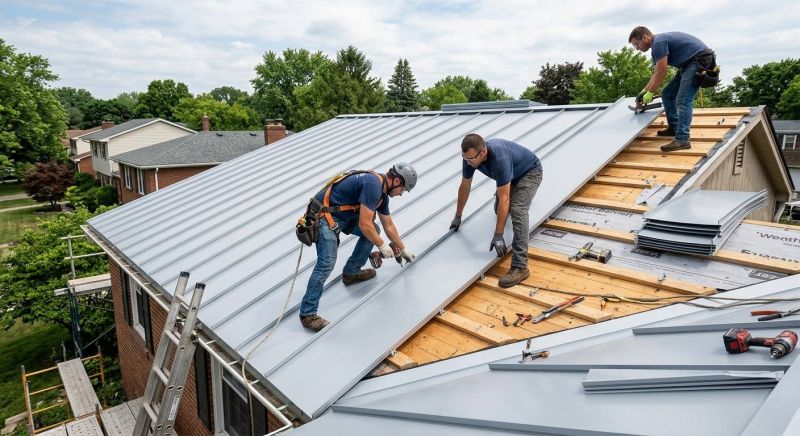 Aluminum Roof Installation in Swartz Creek, MI