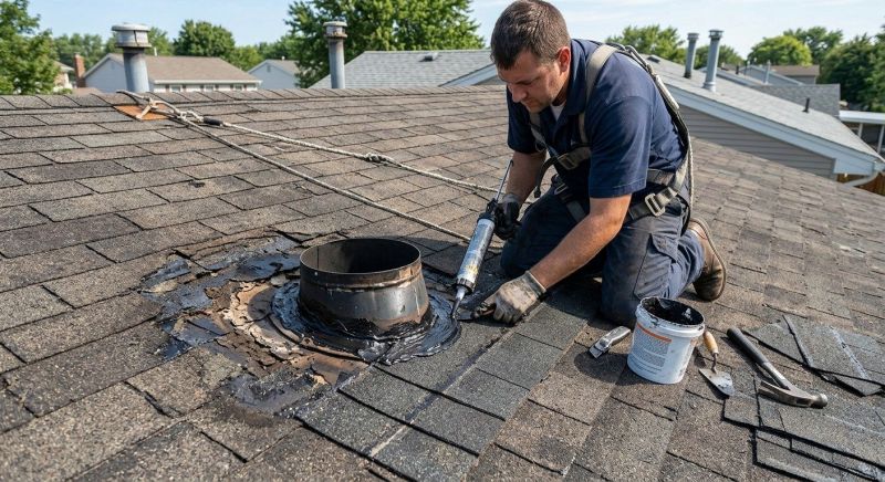 Asphalt Roof Leak Repair in Chelsea, MI