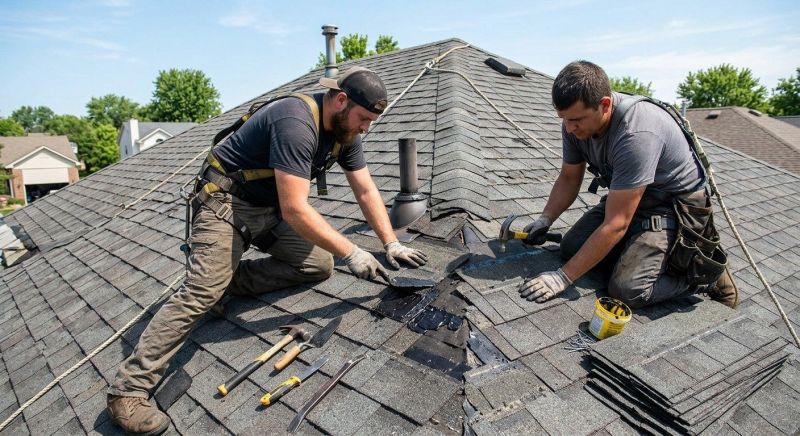 Asphalt Roof Repair in Linden, MI