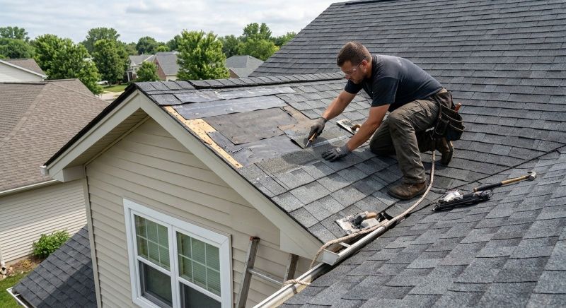 Asphalt Roof Repair in Milford, MI