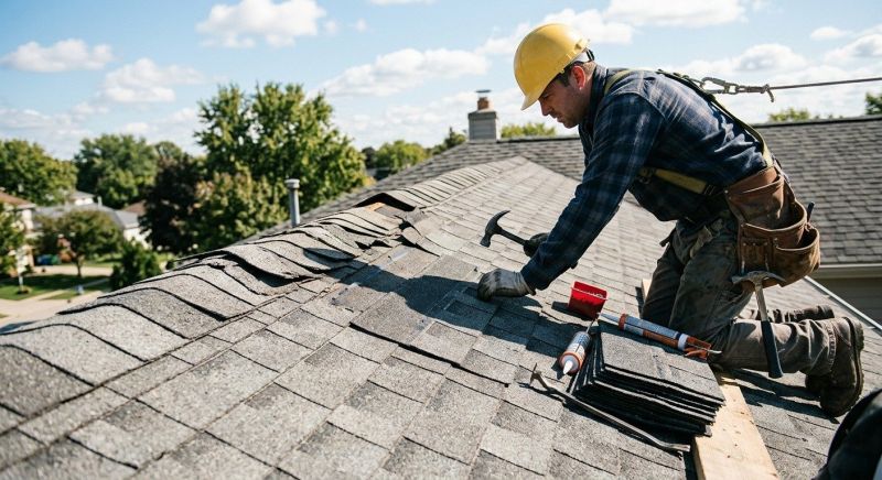 Asphalt Roof Repair in Pinckney, MI