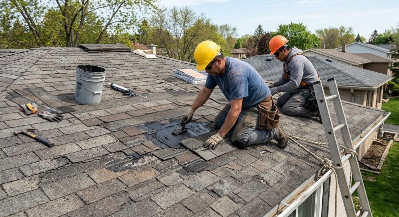 Asphalt Roof Repair in South Lyon, MI