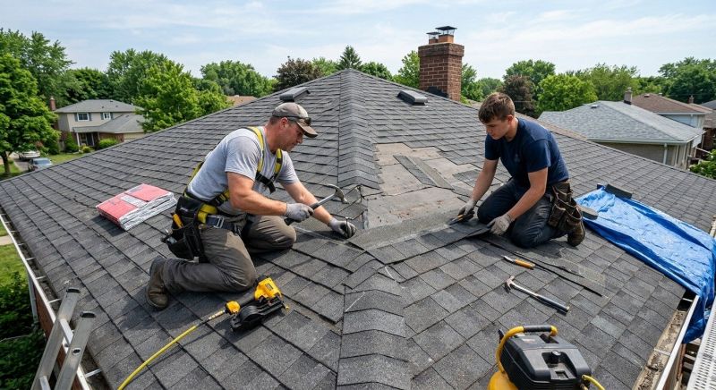 Asphalt Roof Repair in Walled Lake, MI