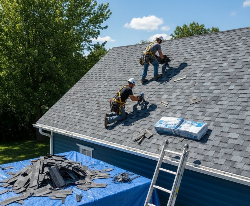 Asphalt Roof Replacement in Commerce Township, MI
