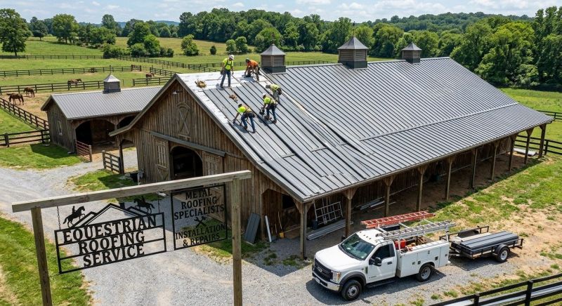 Barn Roof Installation in Livingston County, MI