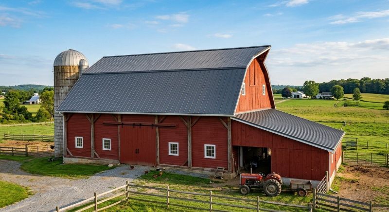 Barn Roof Replacement in Howell, MI