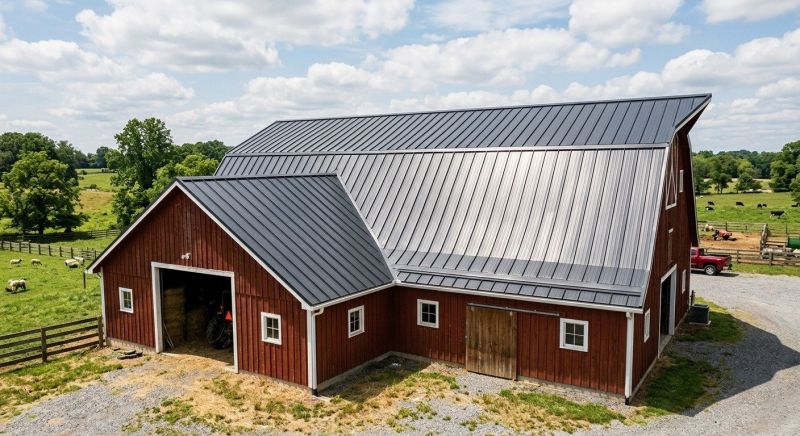 Barn Roof Replacement in Pinckney, MI