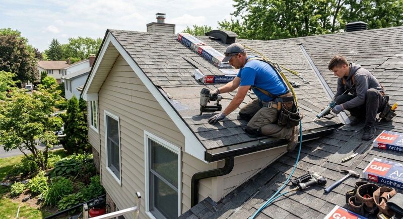 Collapsing Roof Repair in Livingston County, MI