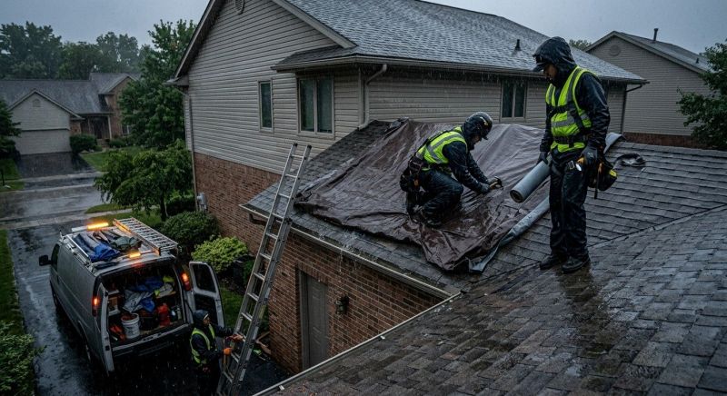 Composite Roofing Repair in Livingston County, MI