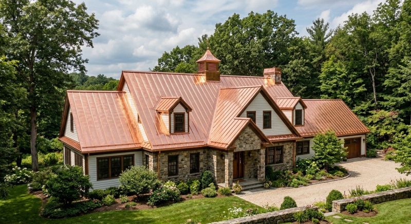 Copper Roof Replacement in Livingston County, MI