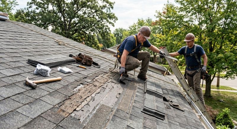 Damaged Roof Repair in Highland, MI