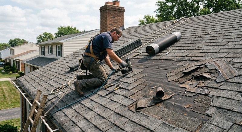 Damaged Roof Repair in Milford, MI