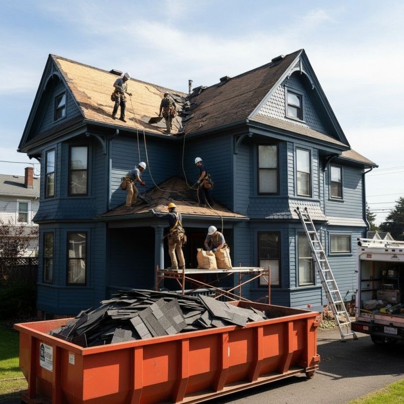 Damaged Roof Replacement in Wixom, MI