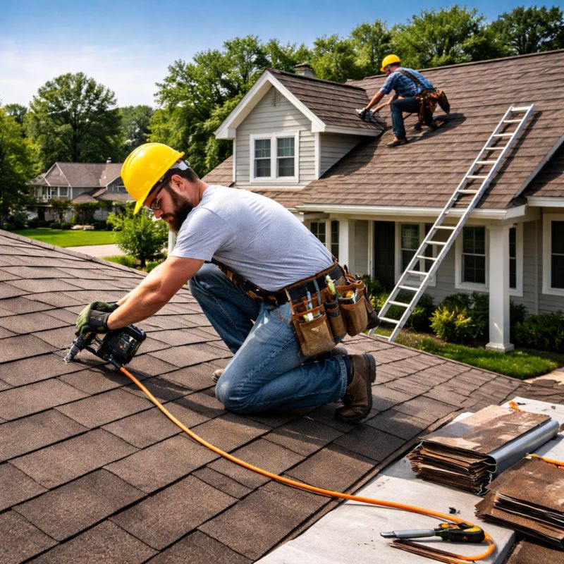 House Roof Installation in Walled Lake, MI