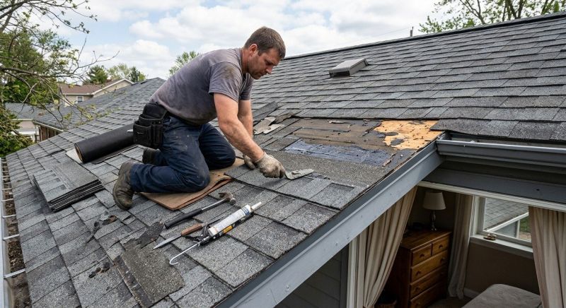 House Roof Repair in Brighton, MI