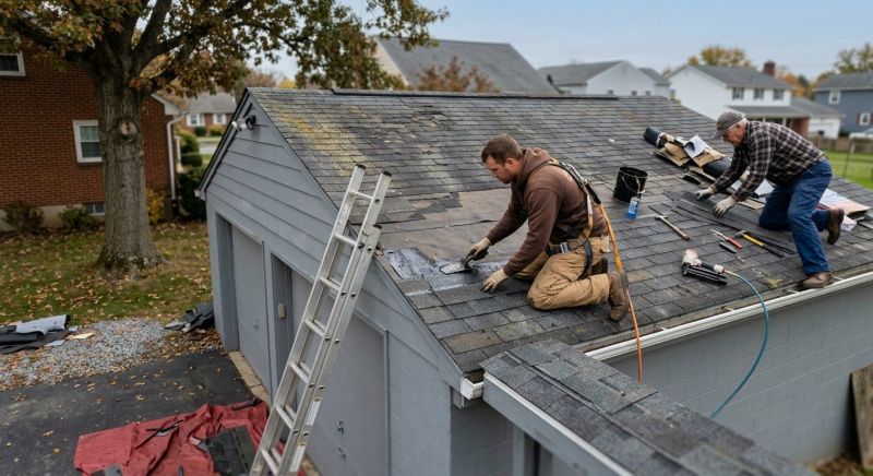 House Roof Repair in Dexter, MI