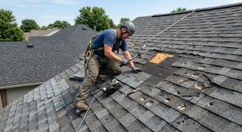 House Roof Repair in Howell, MI
