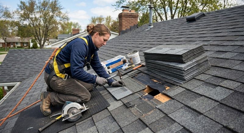 House Shingles Repair in Livingston County, MI