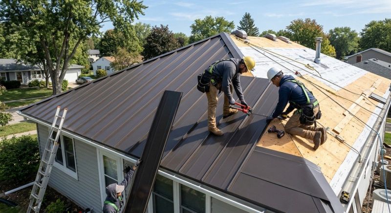 Metal Roof Installation in Wixom, MI