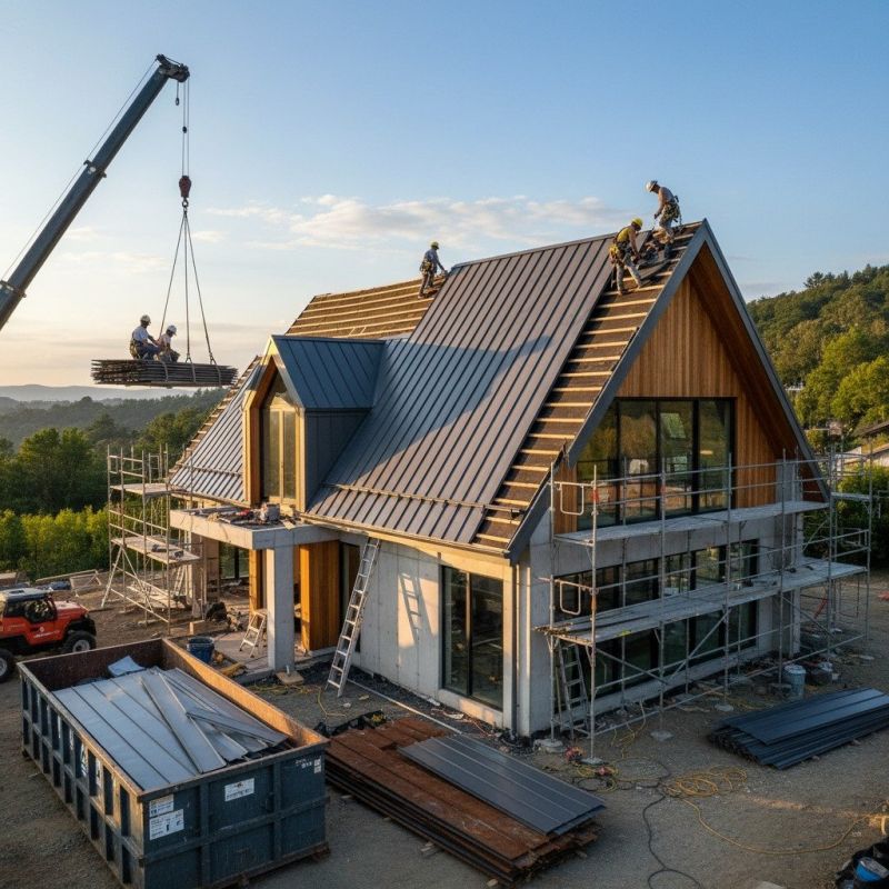 Metal Roof Replacement in Fenton, MI