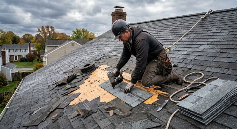 Roof Damage Repair in Walled Lake, MI