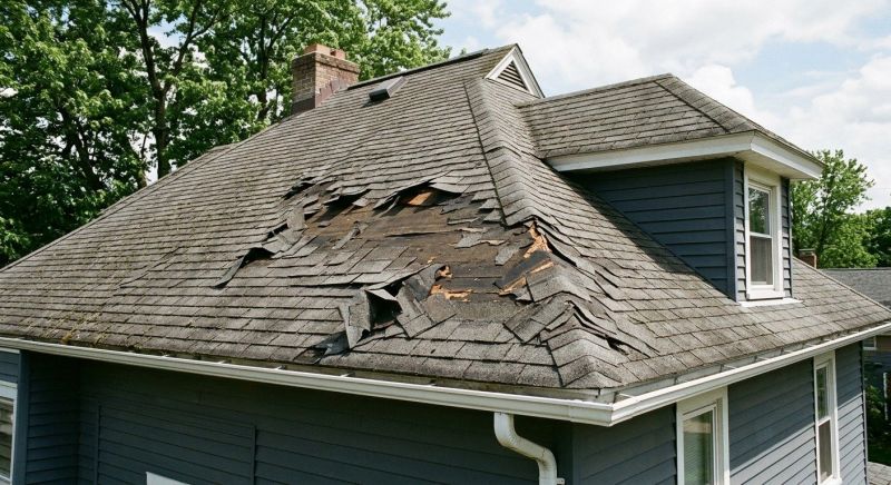 Roof Damage Restoration in Highland, MI