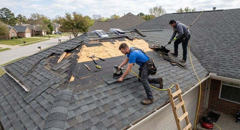 Roof Damage Restoration in Howell, MI