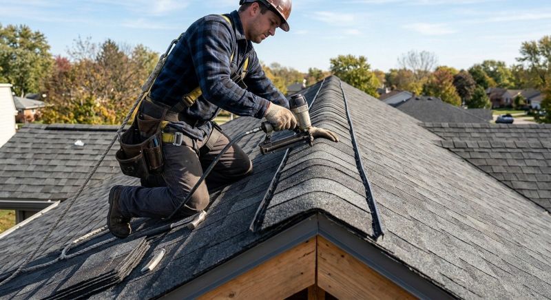 Roof Ridge Repair in Livingston County, MI