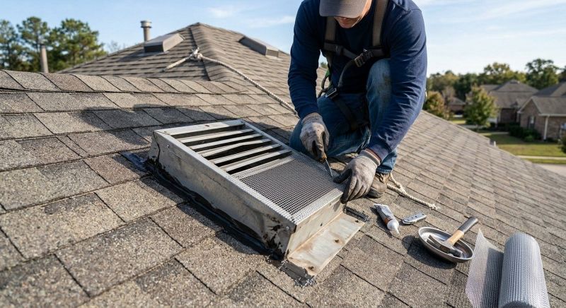 Roof Vent Flashing Repair in Livingston County, MI