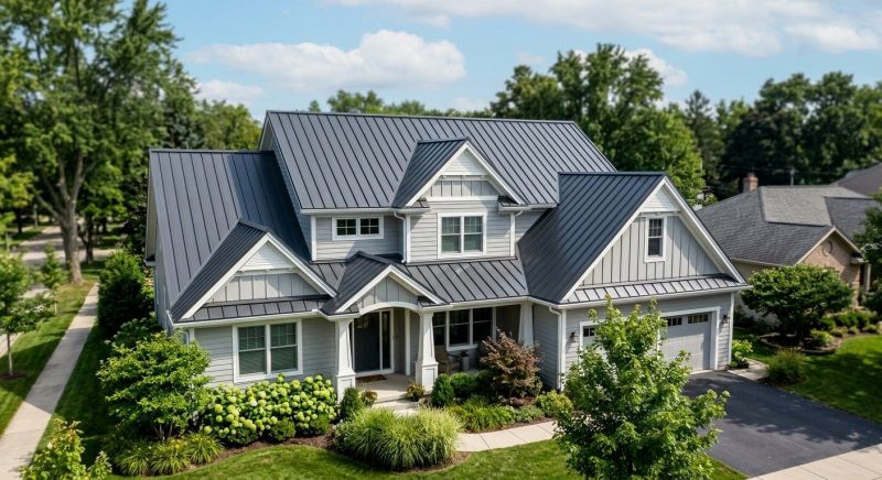 Steel Roof Replacement in Howell, MI