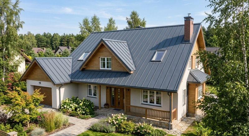 Steel Roof Replacement in Livingston County, MI