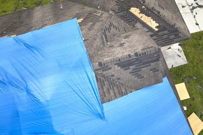 Storm Damage Roof Tarping in Livingston County, MI